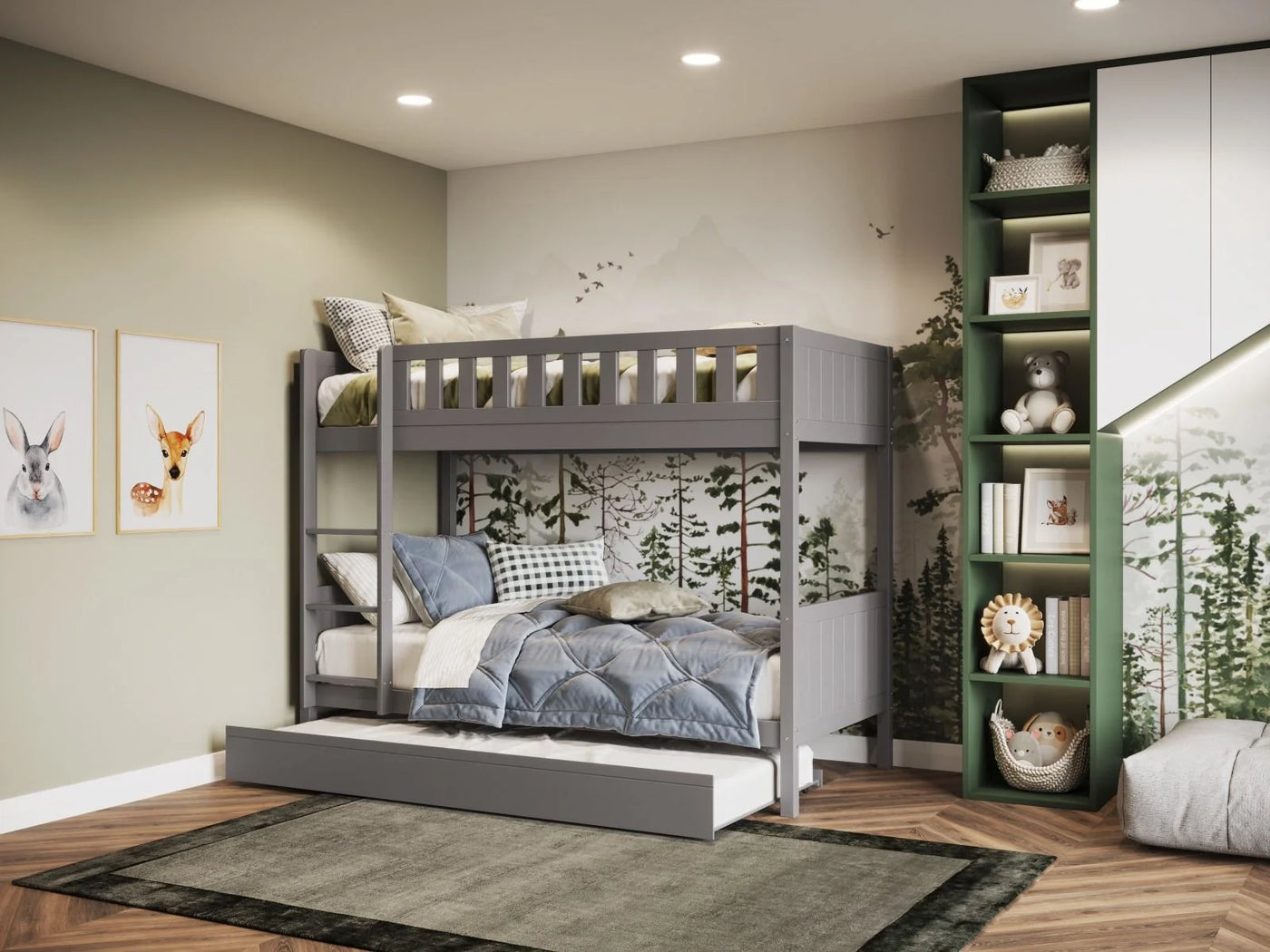 Flair-Bea-Wooden-Bunk-Bed-Grey