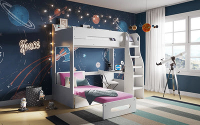 Flair-Cosmic-Futon-High-Sleeper-with-White-Desk