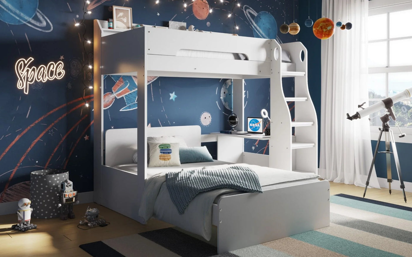 Flair-Cosmic-L-Shaped-Triple-Bunk-Bed-in-White-5