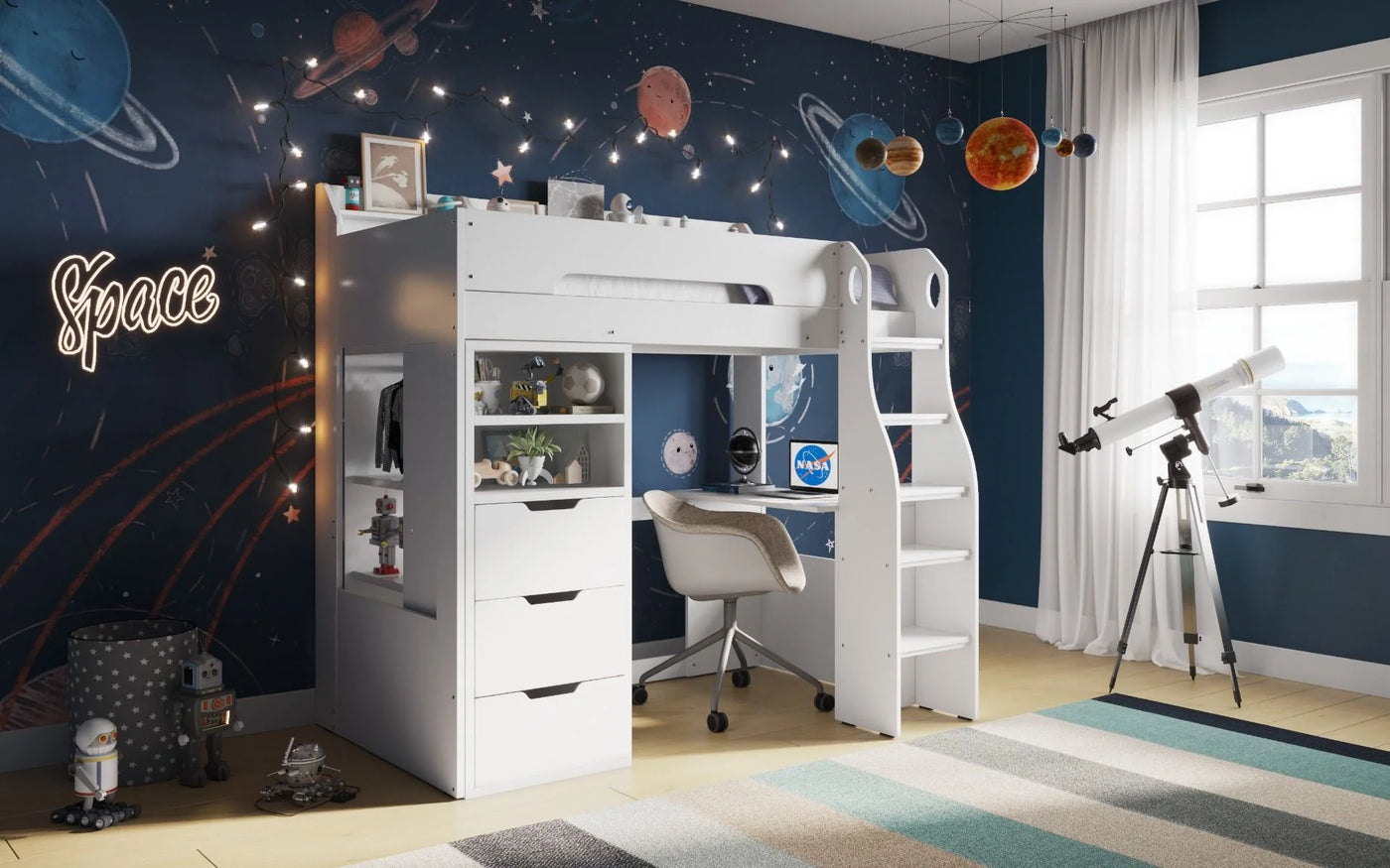 Flair-Cosmic-Storage-Sleeper-Bed-in-White-2