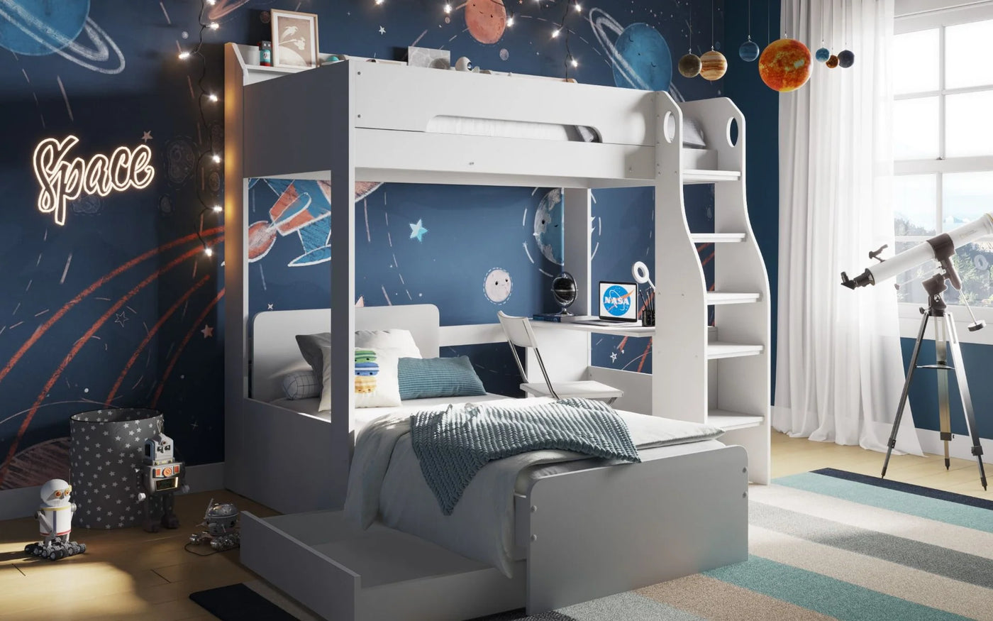 Flair-CosmicL-Shaped-Bunk-Bed-with-Storage-in-White-1