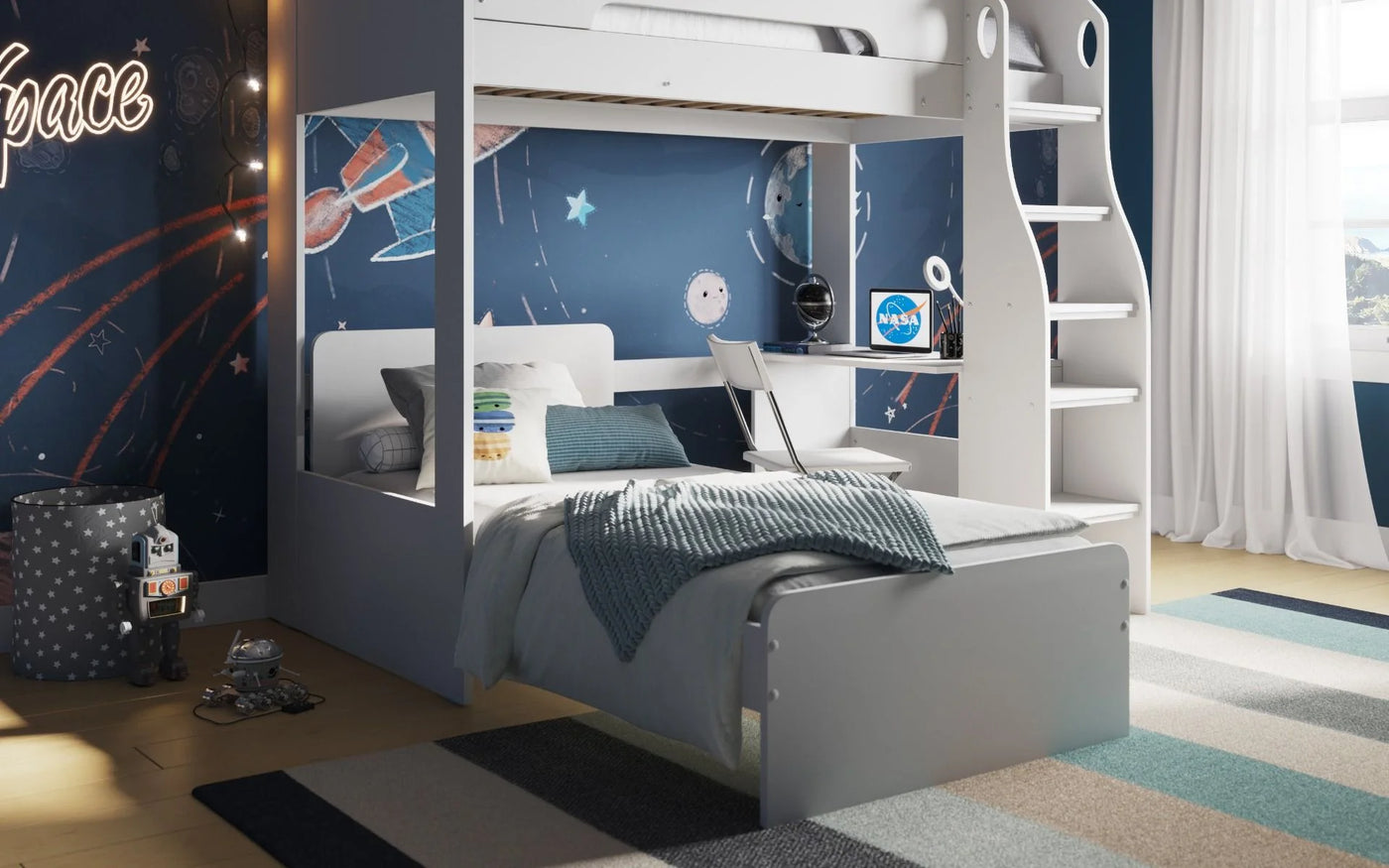 Flair-CosmicL-Shaped-Bunk-Bed-with-Storage-in-White-5