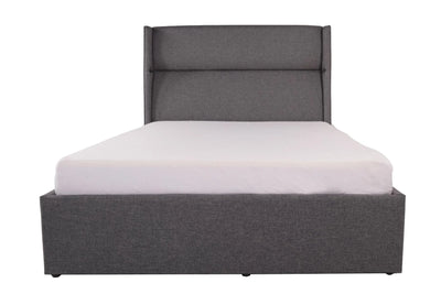 Flair-Grey-Fabric-Rumba-Ottoman-Bed-Front-View-Design