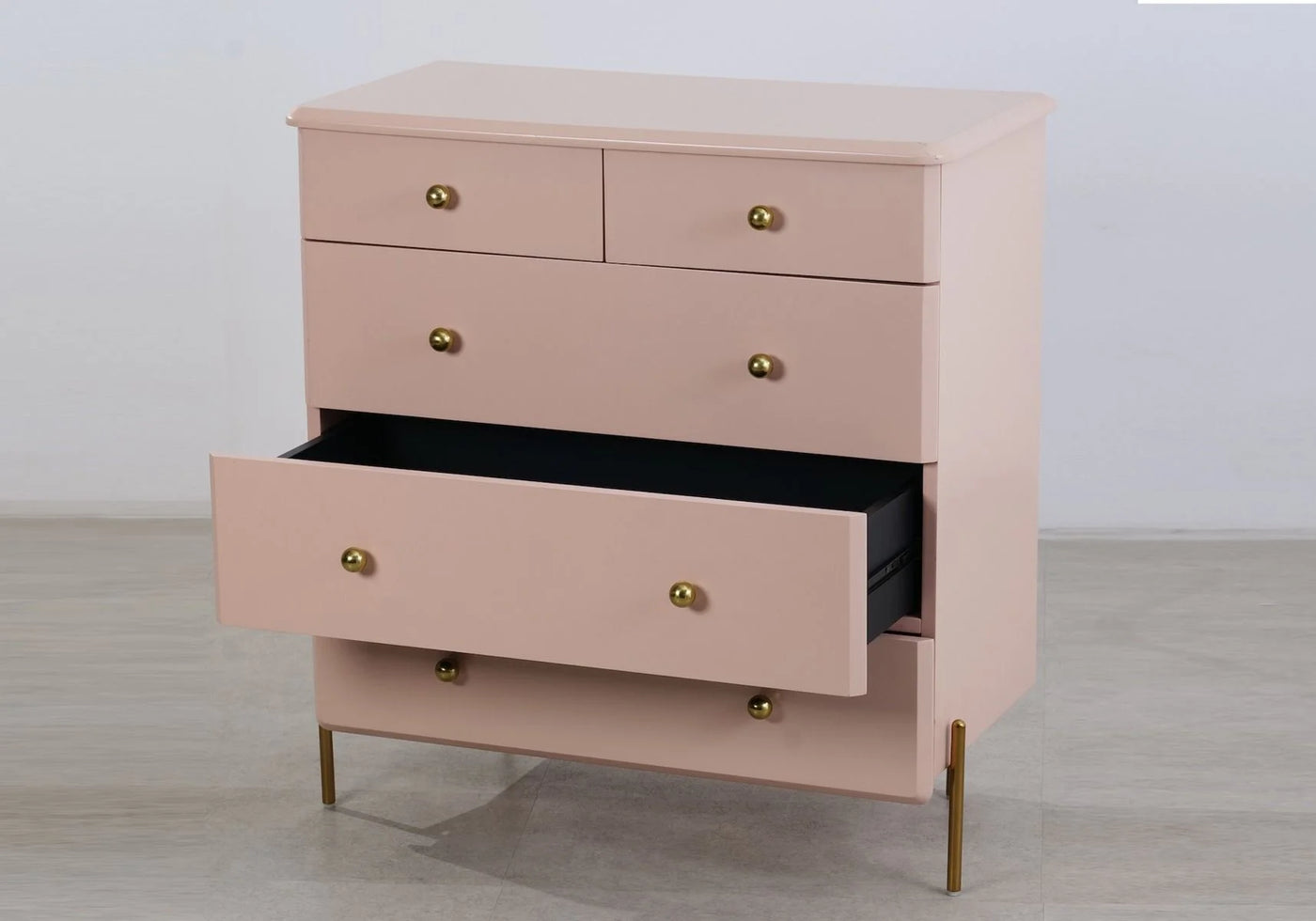 Flair-Maddie-Chest-of-Drawers-Pink-and-Brass-2