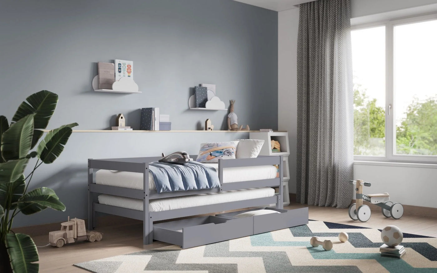 Flair-Maya-Guest-Bed-Grey