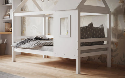 Flair-White-Wooden-Nature-Treehouse-Bed-4