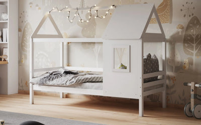 Flair-White-Wooden-Nature-Treehouse-Bed-Zoomed