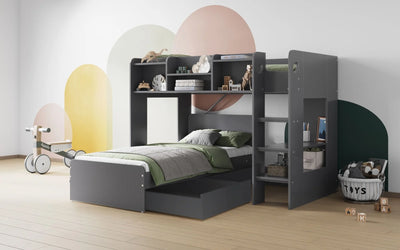 Flair-Wizard-L-Shaped-Bunk-Bed-Grey-3