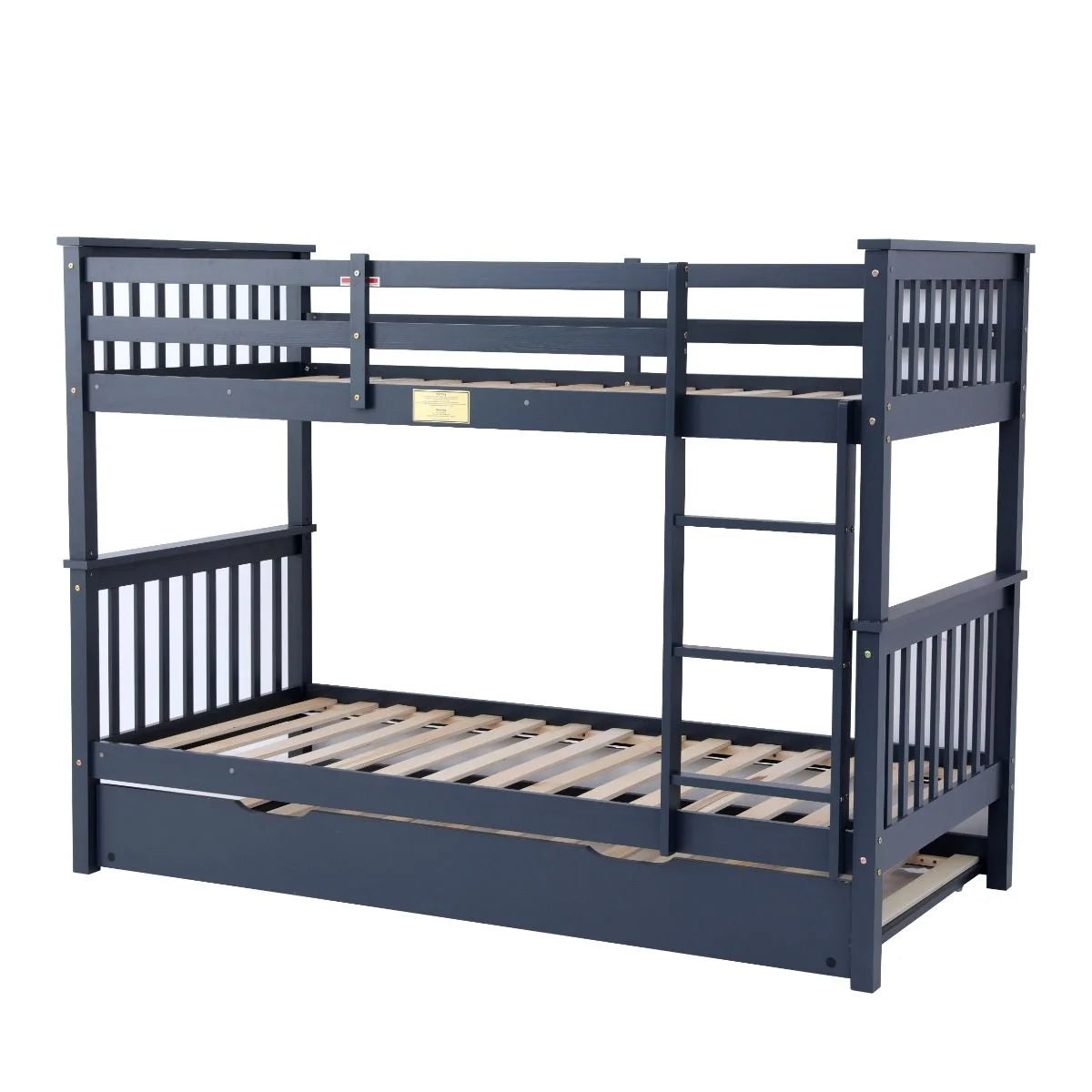 Flair-Wooden-Zoom-Detachable-Bunk-Bed-with-Trundle-Grey-3