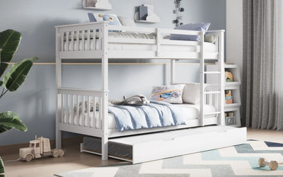 Flair-Wooden-Zoom-Detachable-Bunk-Bed-with-Trundle-White-6