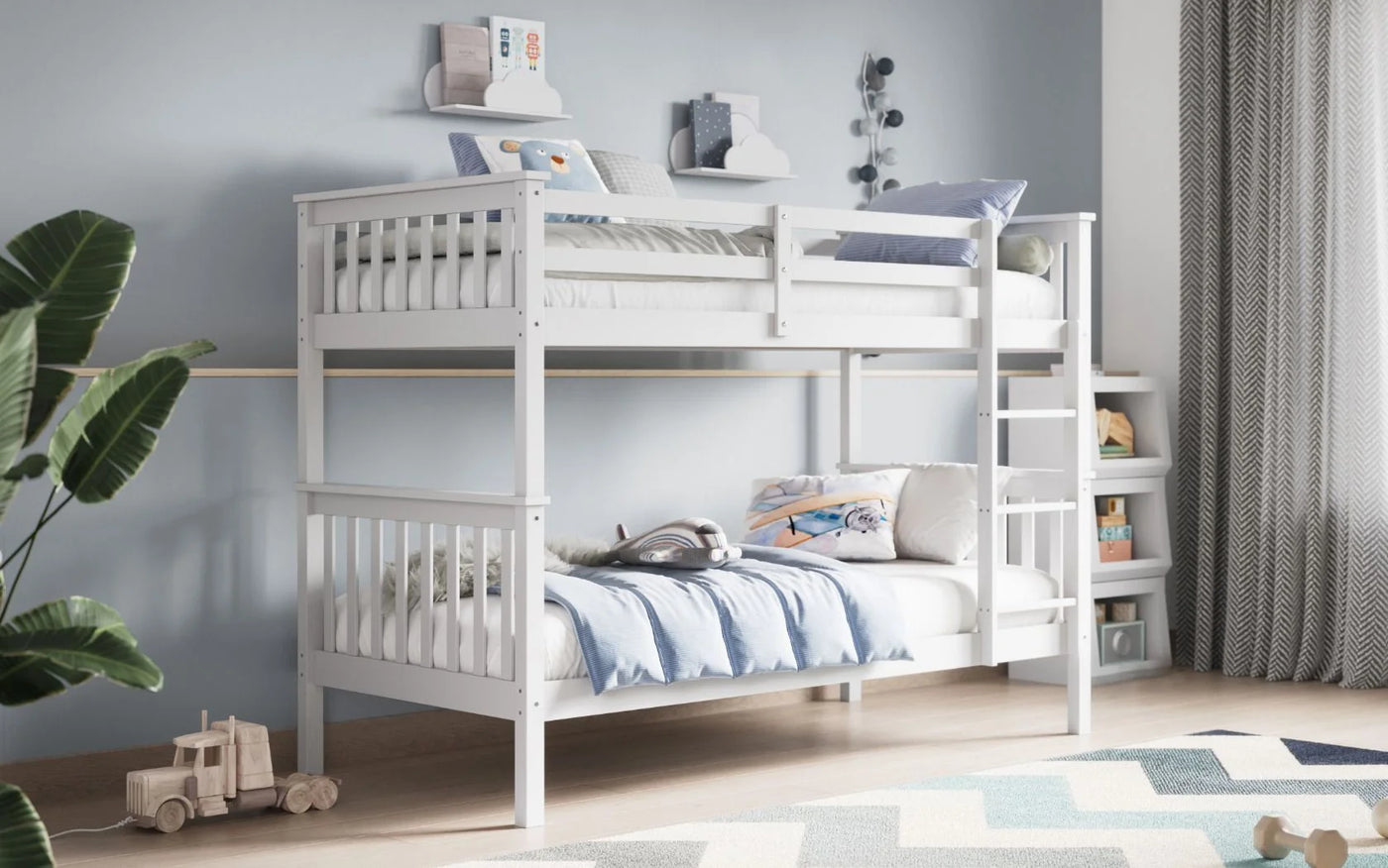 Flair-Zoom-Bunk-Bed-White
