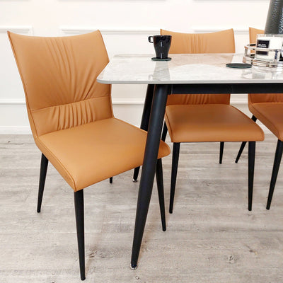 Flora-Leather-Dining-Chair