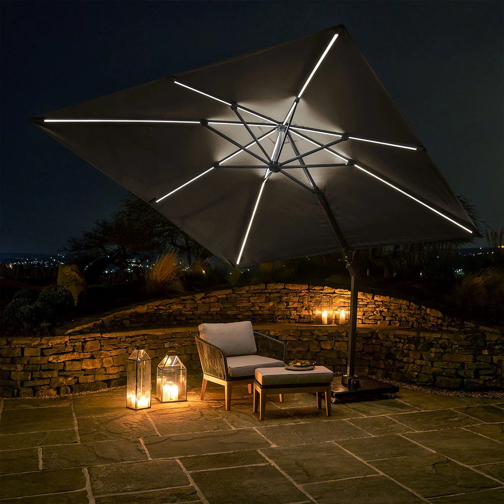 Glow-Challenger-T2-3m-Square-Anthracite-Free-Arm-Parasol_1