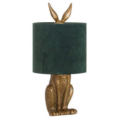 Hill-Interiors-Antique-Gold-Hare-Table-Lamp-With-Green-Velvet-Shade_5