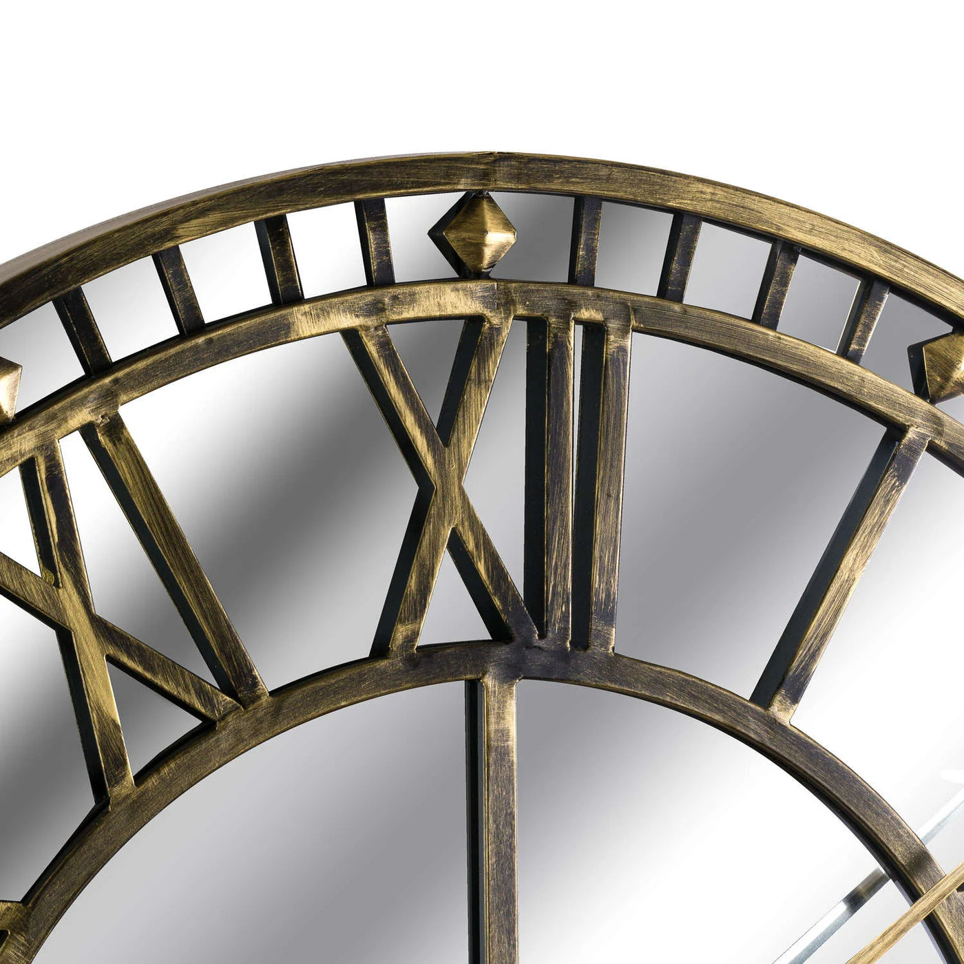 Hill-Interiors-Large-Antique-Brass-Mirrored-Skeleton-Clock_2