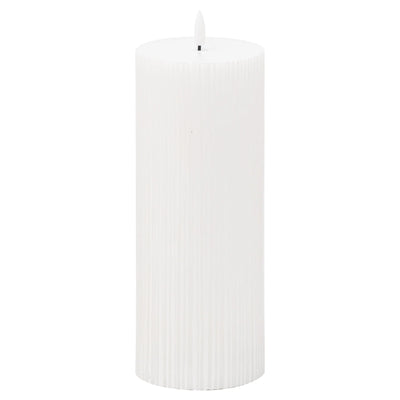 Hill-Interiors-Luxe-Collection-Natural-Glow-3.5x9-Texture-Ribbed-LED-Candle