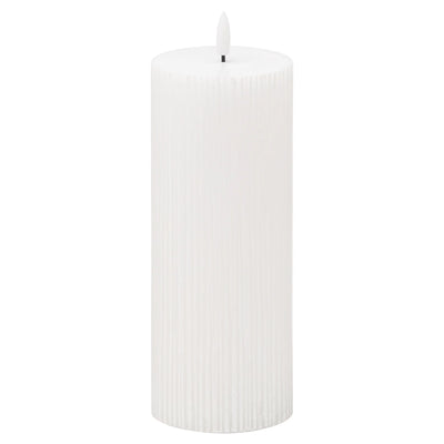 Hill-Interiors-Luxe-Collection-Natural-Glow-3x8-Textured-Ribbed-LED-Candle