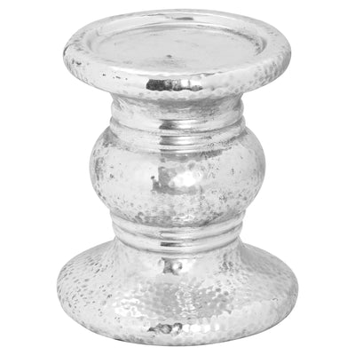 Hill-Interiors-Silver-Punch-Faced-Ceramic-Candle-Holder