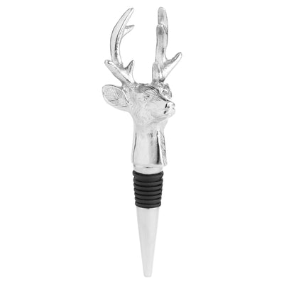 Hill-interiors-Silver-Nickel-Reindeer-Bottle-Stopper_1