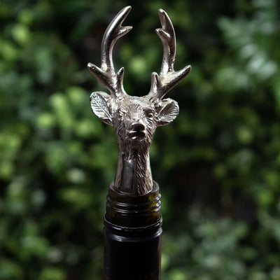 Hill-interiors-Silver-Nickel-Reindeer-Bottle-Stopper_3