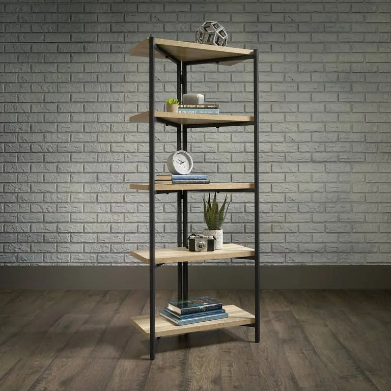 Industrial-Style-Chunky-4-Shelf-Bookcase