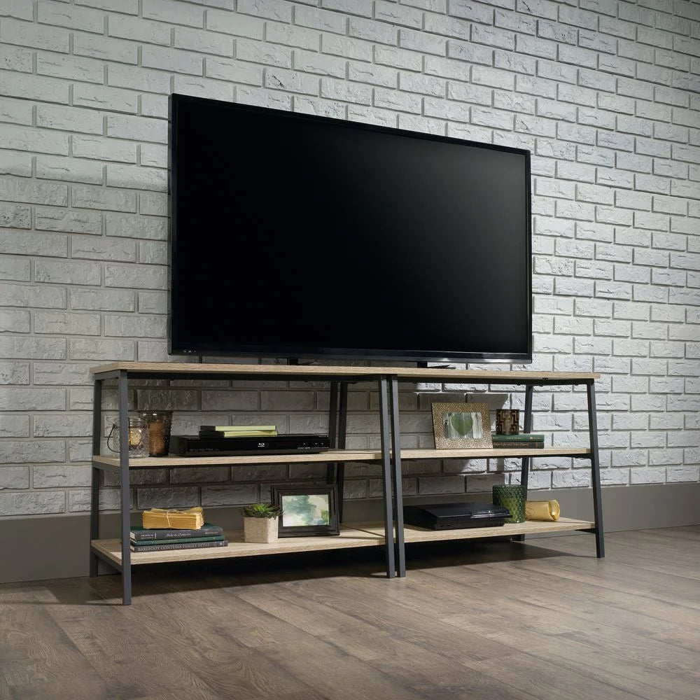 Industrial-Style-TV-Stand-Trestle-Shelf-2