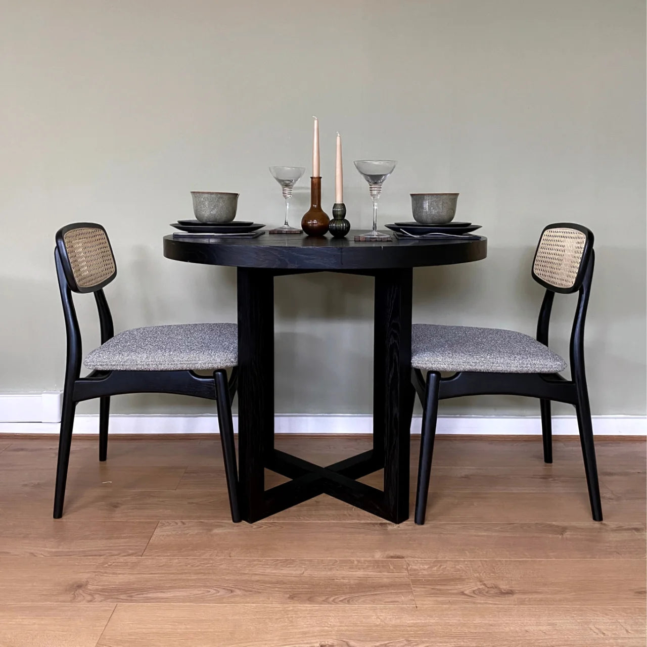 Iris-Dining-Table-90cms-Wenge