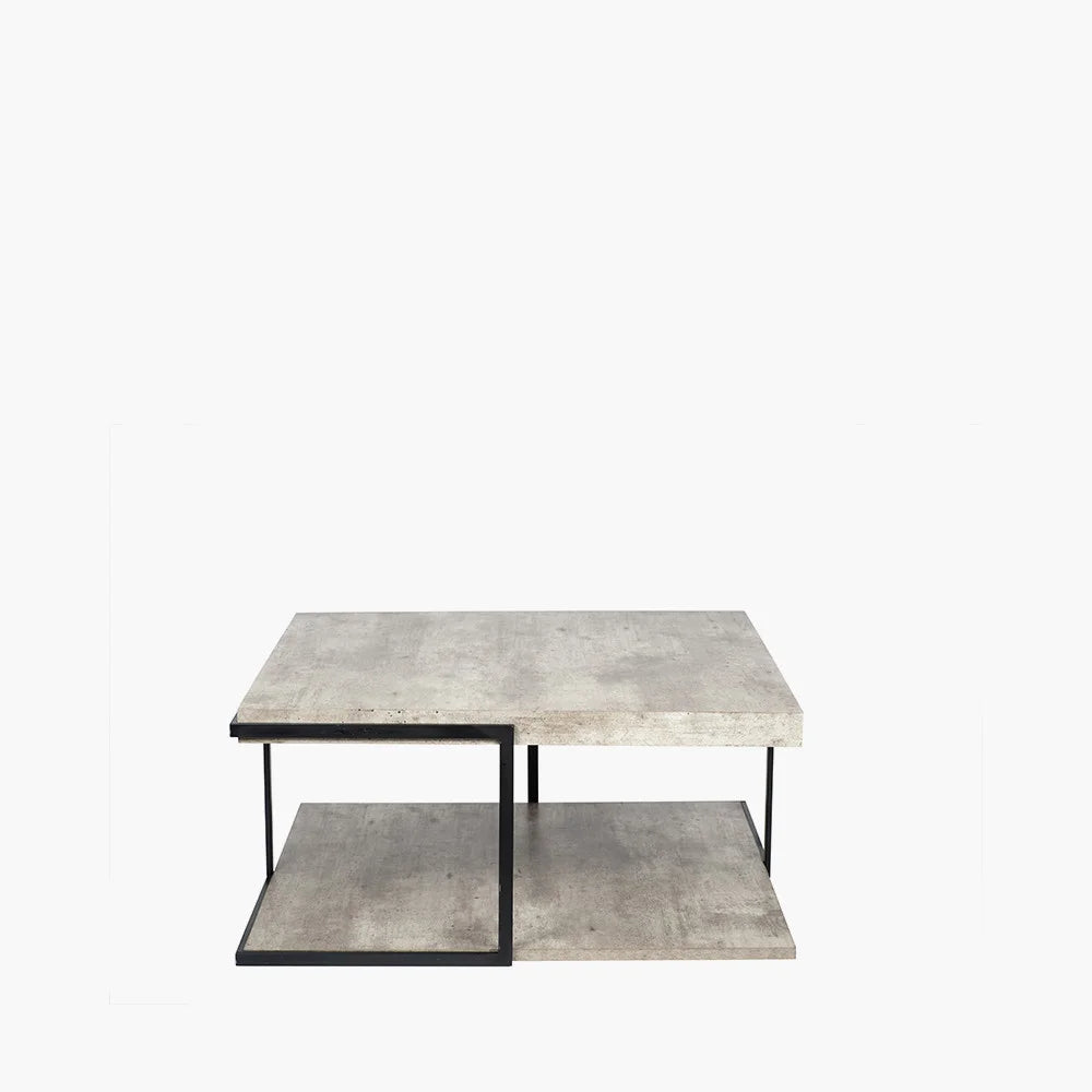 Jersey-Concrete-Effect-Wood-Veneer-and-Black-Metal-Coffee-Table_4