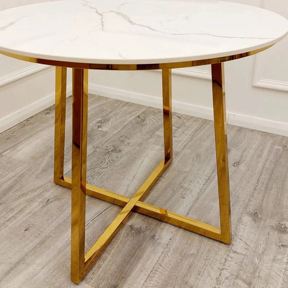 Juno-Gold-90cm-Round-Dining-Table-with-Polar-White-Sintered-Stone-Top_1