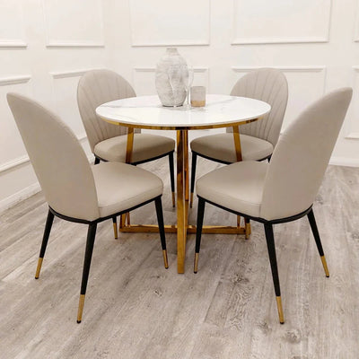 Juno-Gold-90cm-Round-Dining-Table-with-Polar-White-Sintered-Stone-Top_2