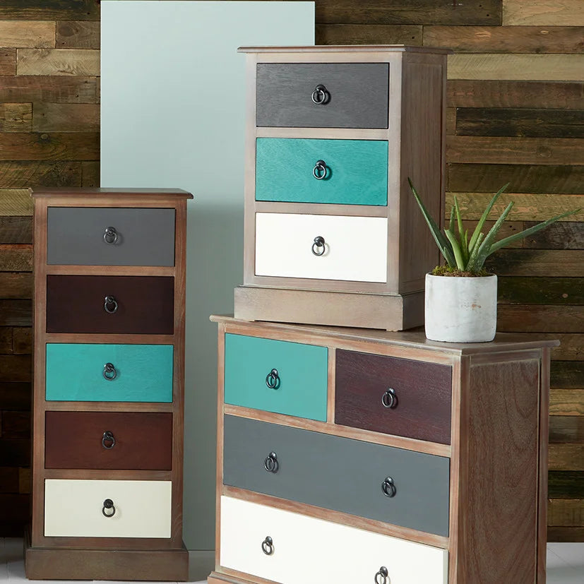 Loft-Blue-Multicoloured-Pine-Wood-3-Drawer-Unit_1