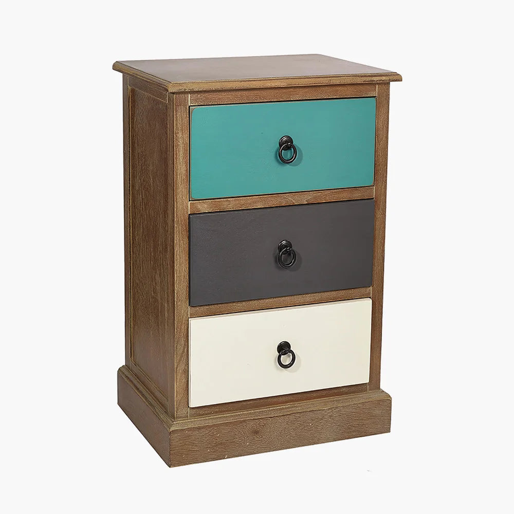 Loft-Blue-Multicoloured-Pine-Wood-3-Drawer-Unit_2