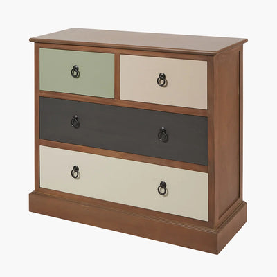 Loft-Sage-Multicoloured-Pine-Wood-4-Drawer-Unit_8