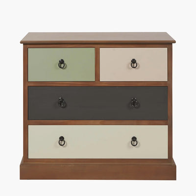 Loft-Sage-Multicoloured-Pine-Wood-4-Drawer-Unit_9