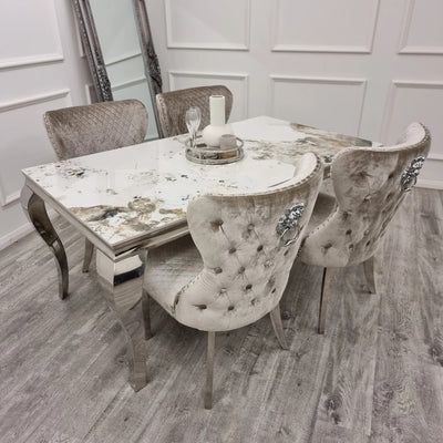 Louis-Chrome-Dining-Table-1