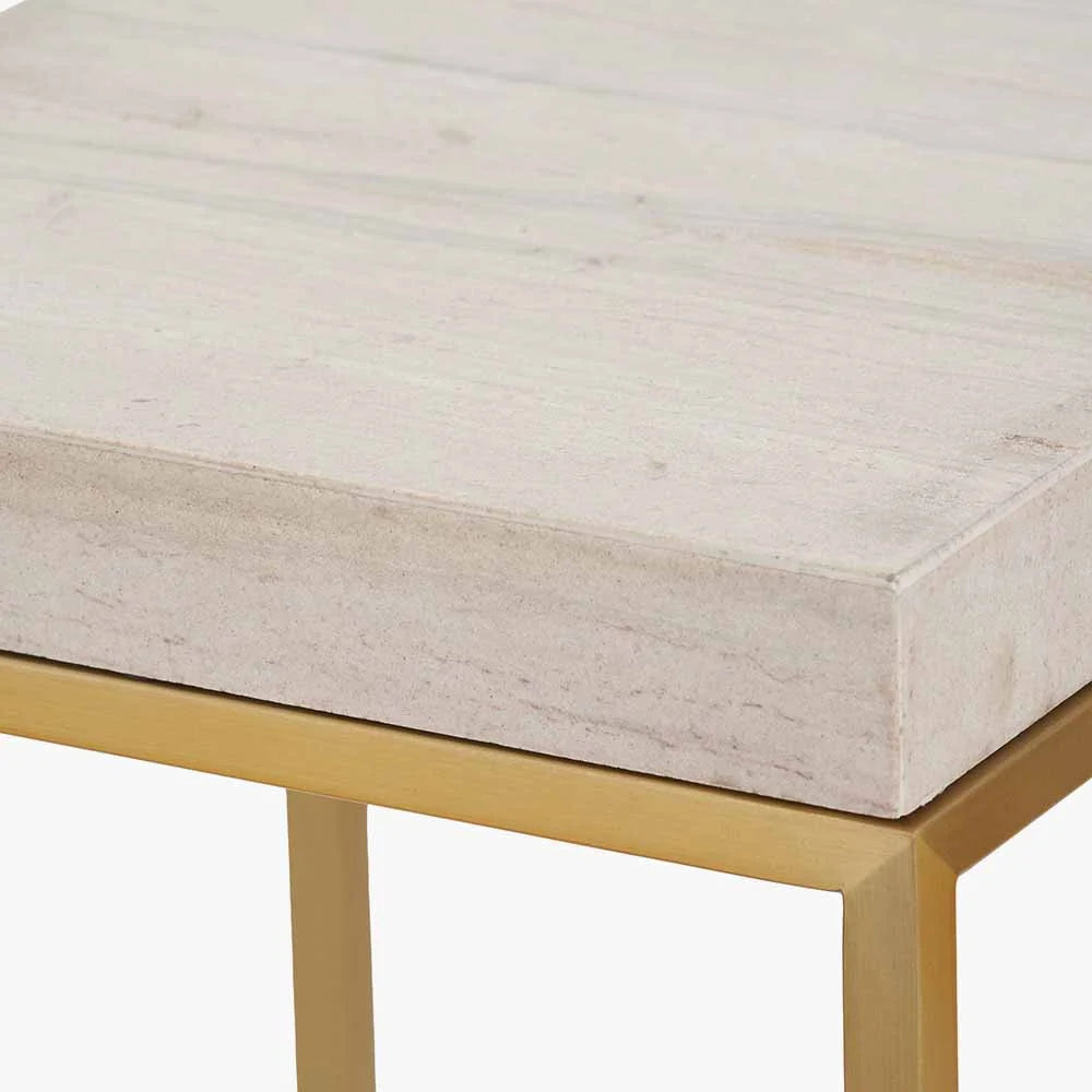 Madison-Beige-Granite-and-Burnished-Gold-Metal-Square-Side-Table_4