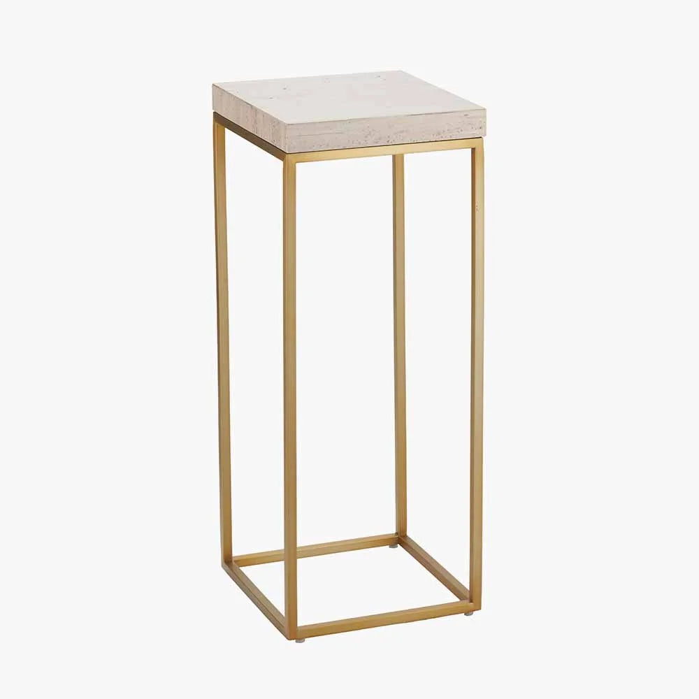 Madison-Beige-Granite-and-Burnished-Gold-Metal-Tall-Square-Side-Table_7