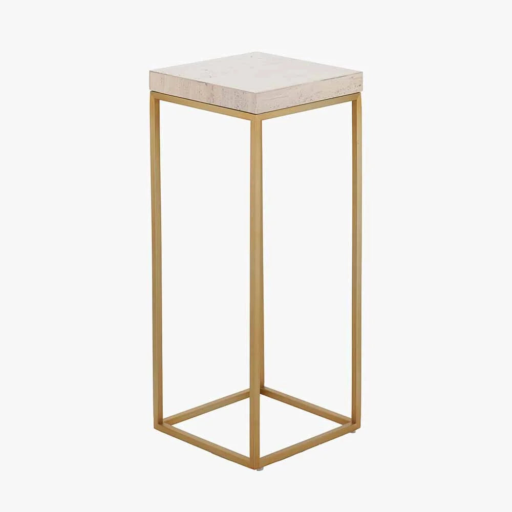 Madison-Beige-Granite-and-Burnished-Gold-Metal-Tall-Square-Side-Table_8