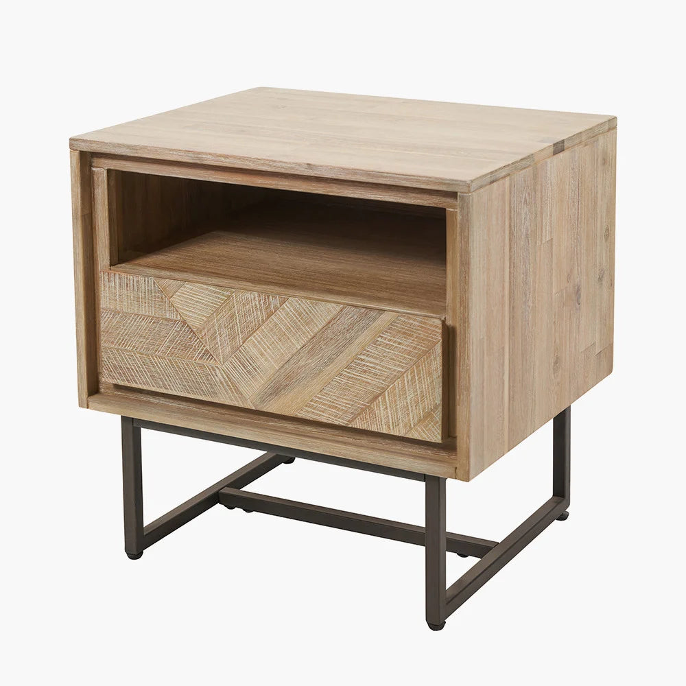 Marca-Sand-Wash-Acacia-Wood-and-Black-Metal-Bedside-Unit_5