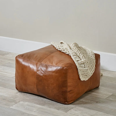 Matteo-Natural-Tan-Leather-Square-Pouffe_1