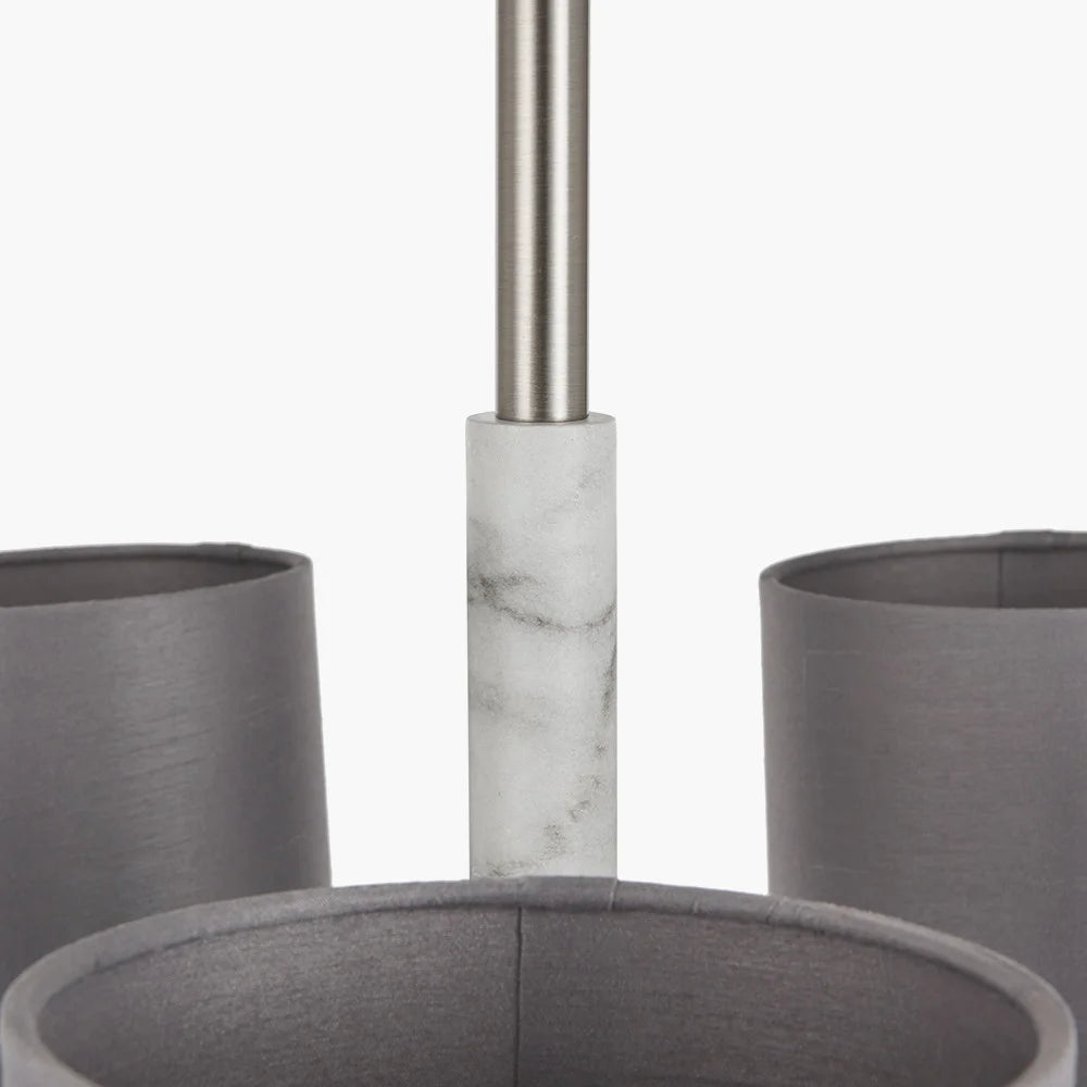 Midland-Brushed-Nickel-and-Grey-Marble-Effect-3-Arm-Pendant_5