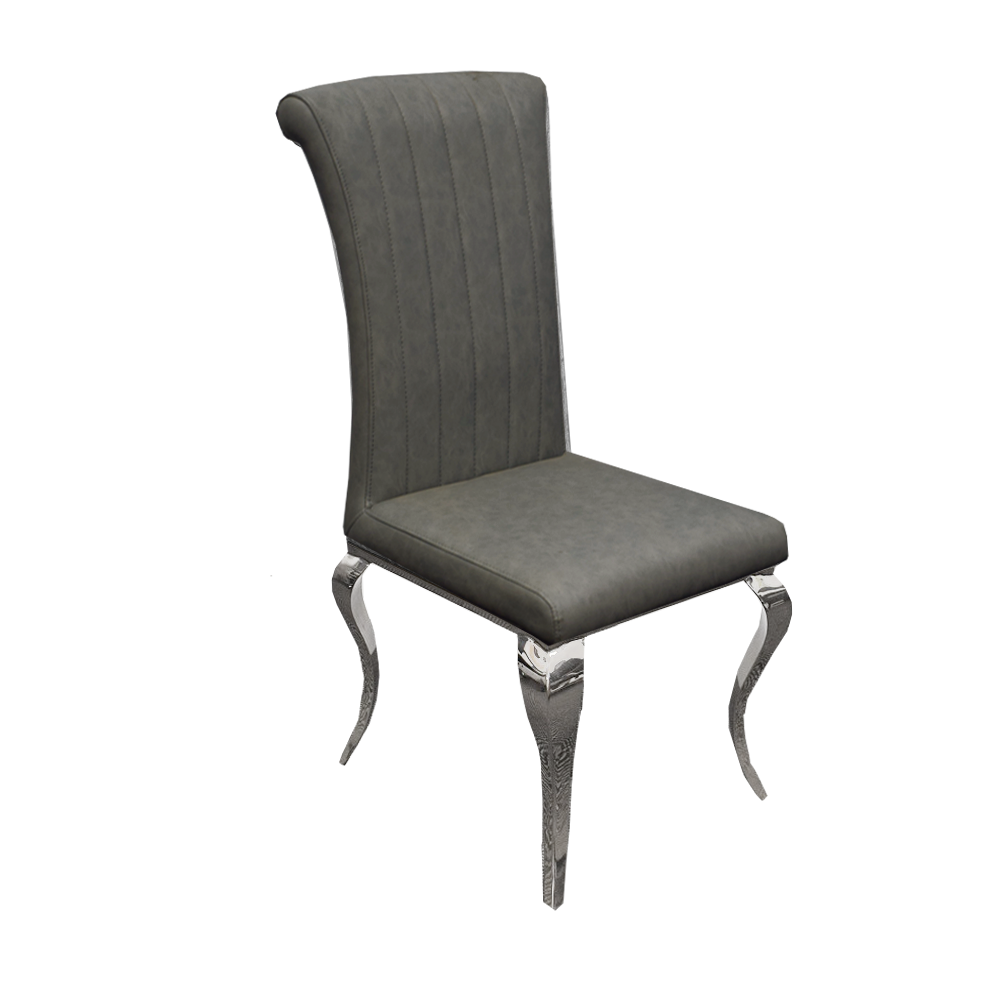 Nicole Dining Chair with Line & Cross Stitch