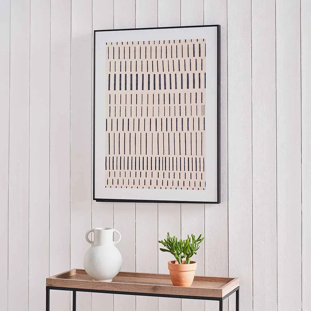 Natural-Canvas-with-Black-Stripe-Pattern-and-Black-Frame_1