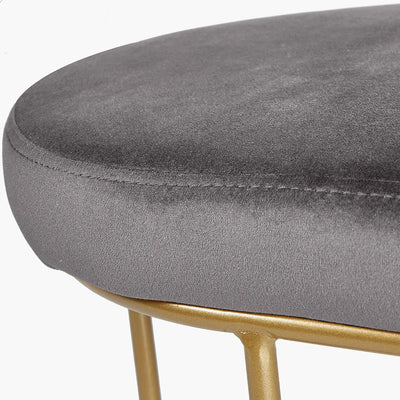 Nino-Dove-Grey-Velvet-and-Gold-Metal-Bench_3