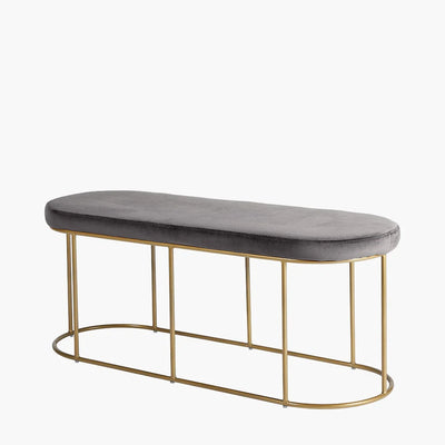 Nino-Dove-Grey-Velvet-and-Gold-Metal-Bench_5