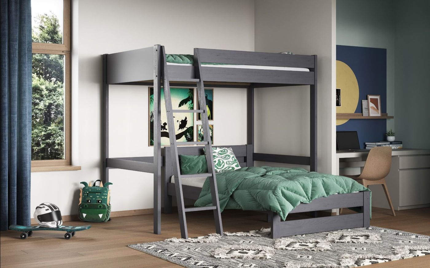 Noomi-Tera-Small-Double-High-Sleeper-with-L-Shaped-Bed-2