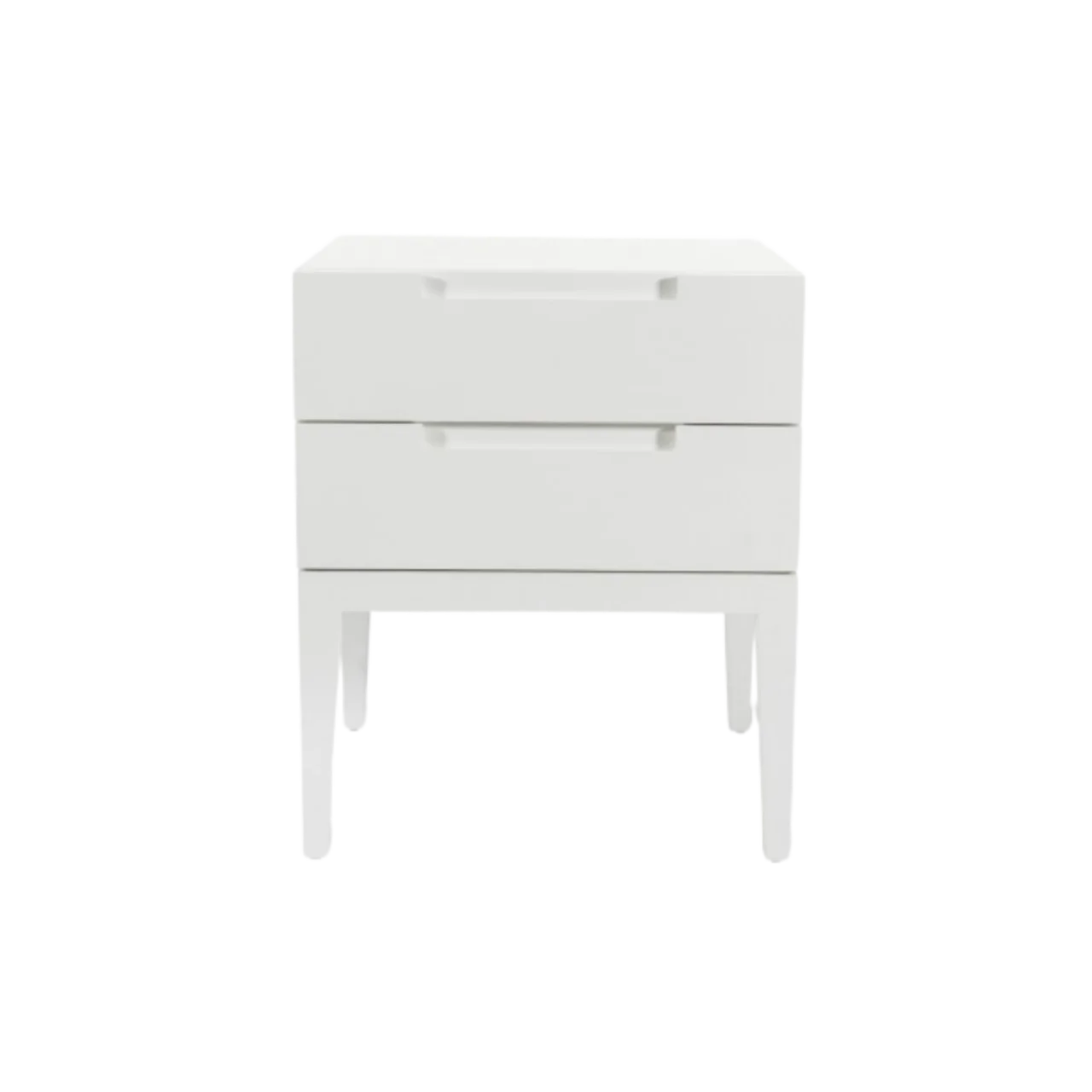 Orchid-2-Drawer-Bedside-White