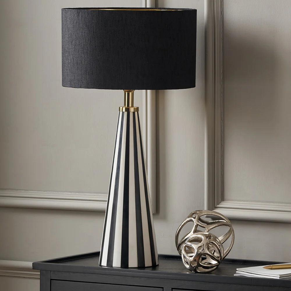 Pacific-Lifestyle-Alejo-Black-and-White-Stripe-Conical-Resin-Table-Lamp-Base_1