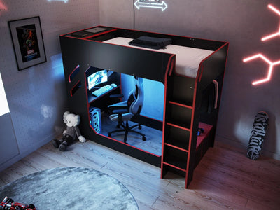 Recoil-Shuttle-LED-Gaming-High-Sleeper-in-Black_9