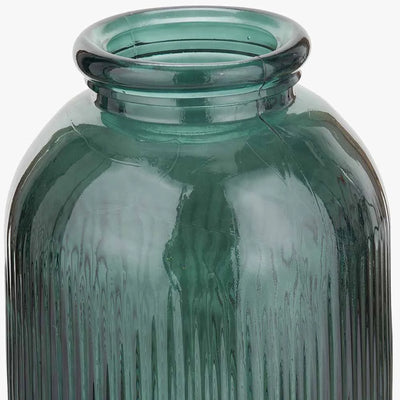 Sea-Green-Recycled-Glass-Ribbed-Vase-Tall_5